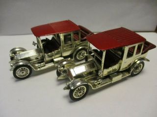 Matchbox Lesney Yesteryear Y - 7 Rolls Royce - Gold Plated,  Pair,  Loose