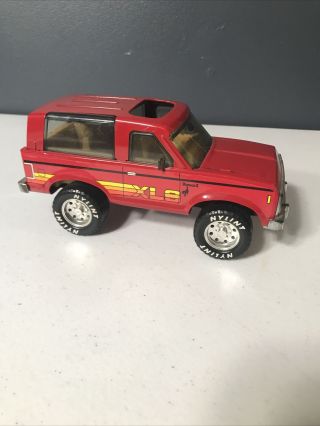 Nylint Ford Bronco Ii Red No.  8110 Die Cast Toy Truck Made In Usa Vintage