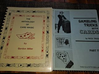 The Anthology Of Card Magic By Gordon Miller & Gambling Tricks Nick Frost