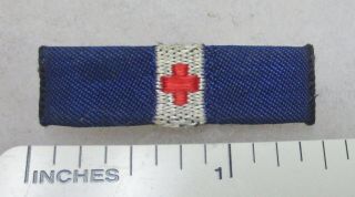 Ww2 Vintage American Red Cross Ribbon Bar Pin 5 Years Service