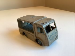 Vintage Dinky Toys N.  O.  B Electric Van Made By Meccano.  For Restoration