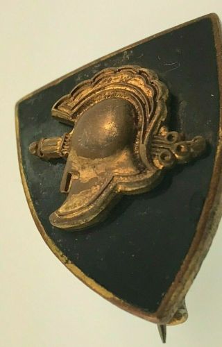 WWII US Army Military Police Company West Point USMI DUI DI Insignia Pin - Back 2