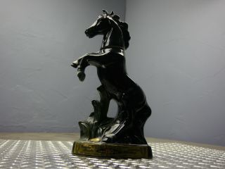 1962 Jim Beam Beam’s Trophy Black Horse Decanter Empty