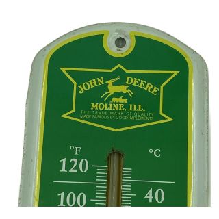 Vintage John Deere Outdoor Thermometer Moline Illinois 2