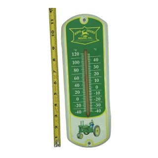 Vintage John Deere Outdoor Thermometer Moline Illinois 3