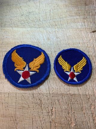 Wwii/post/1950s? 2 - Us Army Air Force Patches - Air Wings - Usaafs