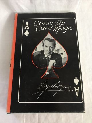 (i6) Close - Up Card Magic By Harry Lorayne 1976 Tannen Magic Inc