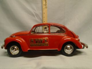Jim Beam Red Volkswagen Beetle Decanter