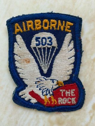 Ww2 Us Army 503rd Airborne Infantry Regiment Combat Team Patch