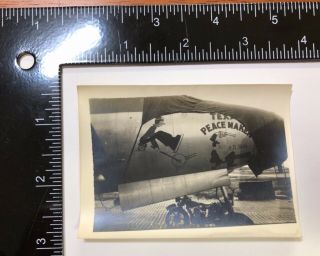 Wwii Photo Army Air Force B26 451st Bomber Squadron Nose Art Texas Peacemaker