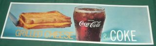 Coca Cola Sign Authentic 1960 