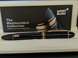 MONTBLANC Meisterstuck 90 YEARS Medium Nib No 149 Fountain Pen,  NOS 2