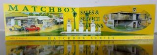 Matchbox Lesney Display For Matchbox B.  P.  Sales & Service Station Garage