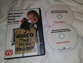 2 Dvd Bill Abbott Performs Magic For Kids Deluxe Edition Chico Thing Levitation
