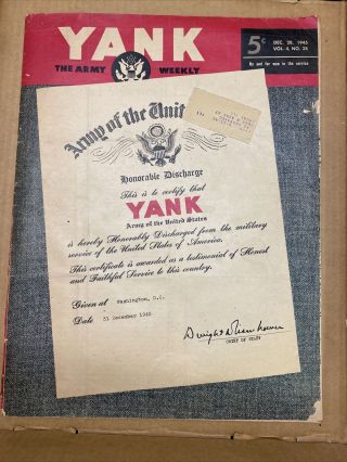14 Wwii Yank Magazines 1945