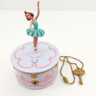 Disney Tinker Bell Wendy’s Musical Box Ballerina Jewelry Box With Key