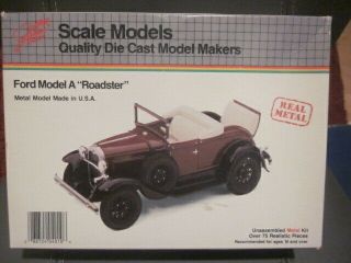 Vintage Scale Models Ford Model A " Roadster " Die Cast Model