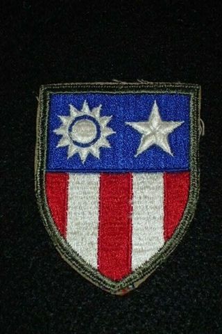 Wwii Us Army Usaaf China Burma India Theater Ssi Shoulder Patch Vg,