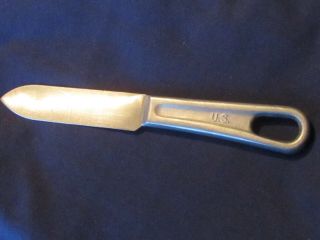 Ww2 1945 Us Military Army Marines Mess Kit Knife - Made By L.  F.  & C.
