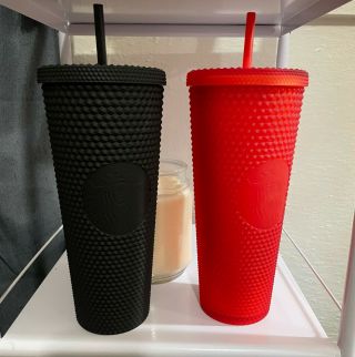 Starbucks Limited Edition Studded Tumbler Cup - Matte Black