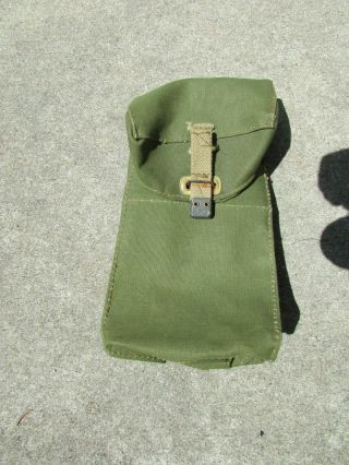 Ww2 1944 British Army P37 Webbing Respirator Mask Bag Pouch Case