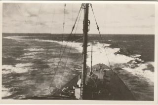 Ww2 Photo Postcard,  German Battleship Tirpitz Attacked By Torpedo Plane