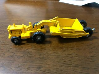 Vintage Lesney No.  1 Tractor Earth Mover Vehicle & Trailer - Matchbox