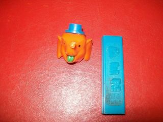 Vintage Pez Dispenser - Big Top Elephant - Orange & Blue - Austria (3410455)