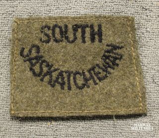 Ww2 South Saskatchewan Regiment Cloth Winter Slip On (23944)