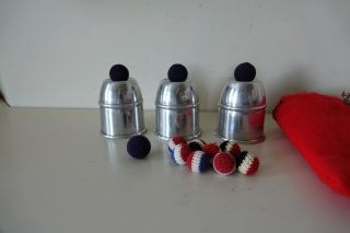 Metal Cups And Balls Set With Crocheted Balls And Mini Balls Final Load