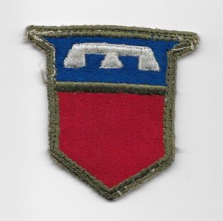 WW2 US made,  76th Infantry Division patch - COMPLETE WHITEBACK - US Army 2