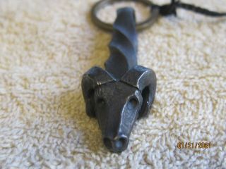 Filson Key Chain,  Rams Head,  Hand Made By Blacksmith With Tags