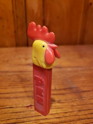 Rare Vintage Pez: No Feet Red Stem Yellow Head Rooster