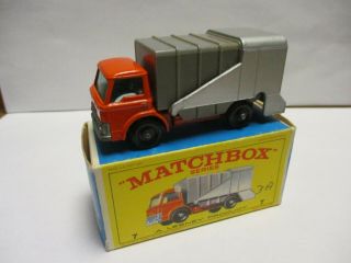 Matchbox Lesney Regular Wheels - 7 Ford Refuse Truck - Boxed