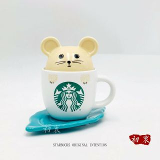 2020 China Starbucks Chinese Year Of Rat 3oz Rat In The Cup Mug Set