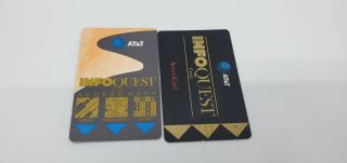 At&t Infoquest Center Access Cards Vintage 1980s 1990s Nyc Interactive Museum