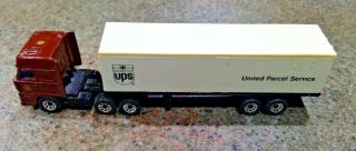 Matchbox Ups /united Parcel Service Tractor Trailer 1980 