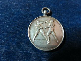 Orig Pre Ww2 Sterling Silver Medallion " Rnbbb - 1936 " Boxing
