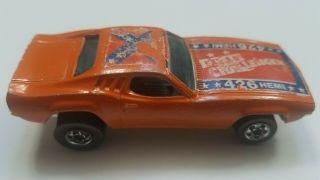 Vintage 1981 Hot Wheels Dixie Challenger 426 Hemi Die Cast Car