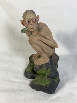 7” Smeagol Sideshow Weta Two Towers Lord Of The Rings Dvd Exclusive Statue