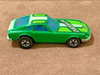 Vintage 1976 Hot Wheels Blackwall Green Datsun Z Whiz 3