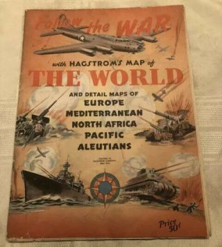 1939 Follow The War With Hagstrom 