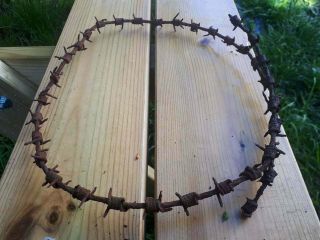 WW2 German Barbed Wire From Battlefield,  0,  5 - 2 meters lenght 2