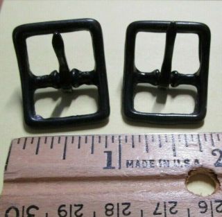 One Pair,  Wwii Airborne Helmet Liner Buckles For " A " Strap Yokes
