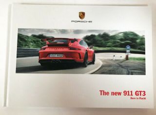 Porsche 911 Gt3 Factory Sales Book 2017.  120 Pages.