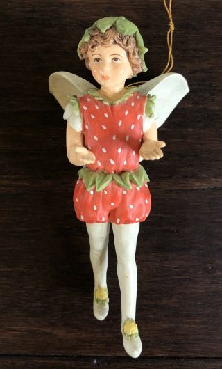 Cicely Mary Barker Strawberry Flower Fairy Ornament Figure Fairies Series Ii