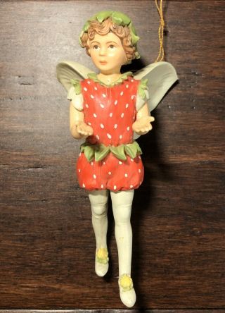 Cicely Mary Barker Strawberry Flower Fairy Ornament Figure Fairies Series II 2