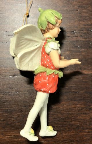 Cicely Mary Barker Strawberry Flower Fairy Ornament Figure Fairies Series II 3