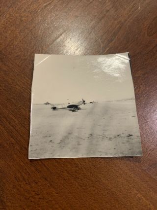 Orig Ww2 Photo Spitfire U.  S.  Service With The 31st Fighter Group