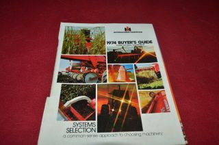 International Harvester Buyers Guide For 1974 Brochure Base